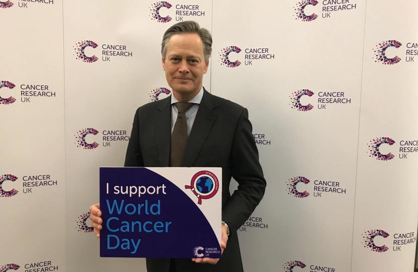 Matthew supporting Cancer Research UK