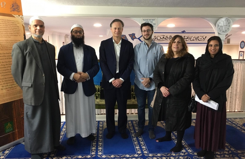 Matthew Offord MP at West Hendon Mosque 