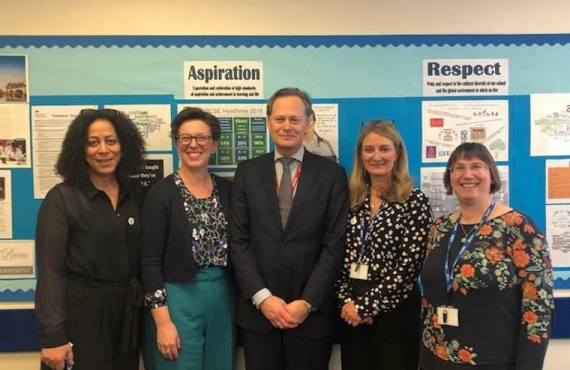 Matthew Offord MP at Copthall School