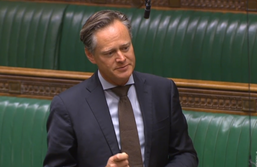 Matthew Offord MP speaking in the House of Commons