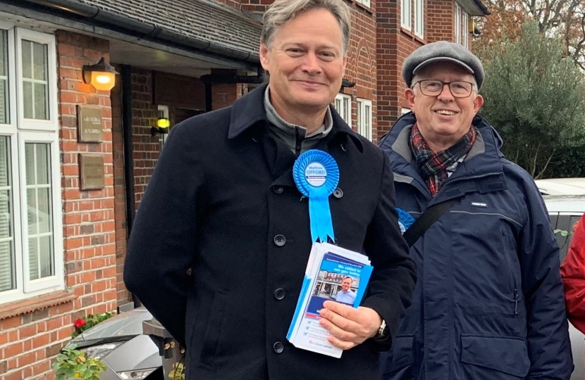Matthew Offord MP with new Conservative councillor Nick Mearing-Smith
