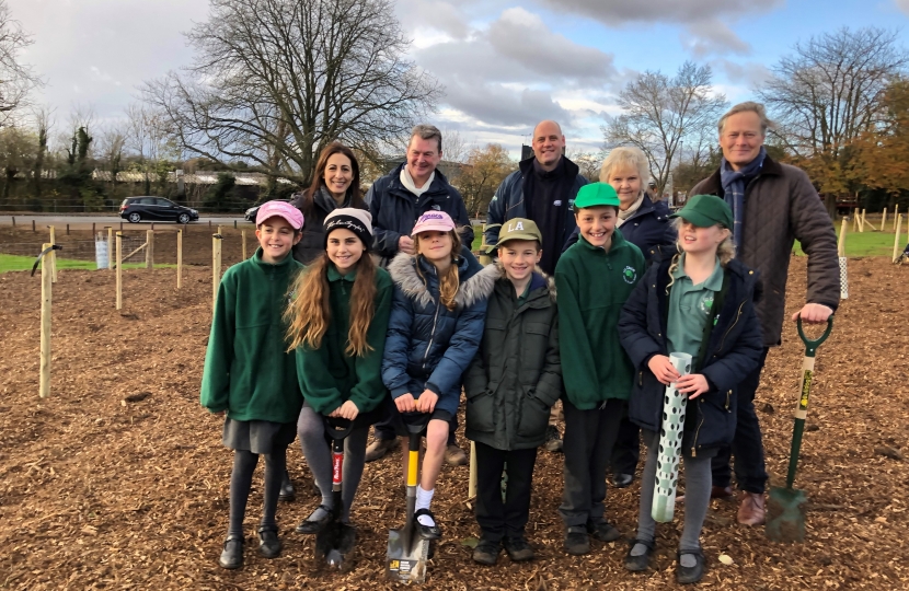 Tree planting in Mill Hill