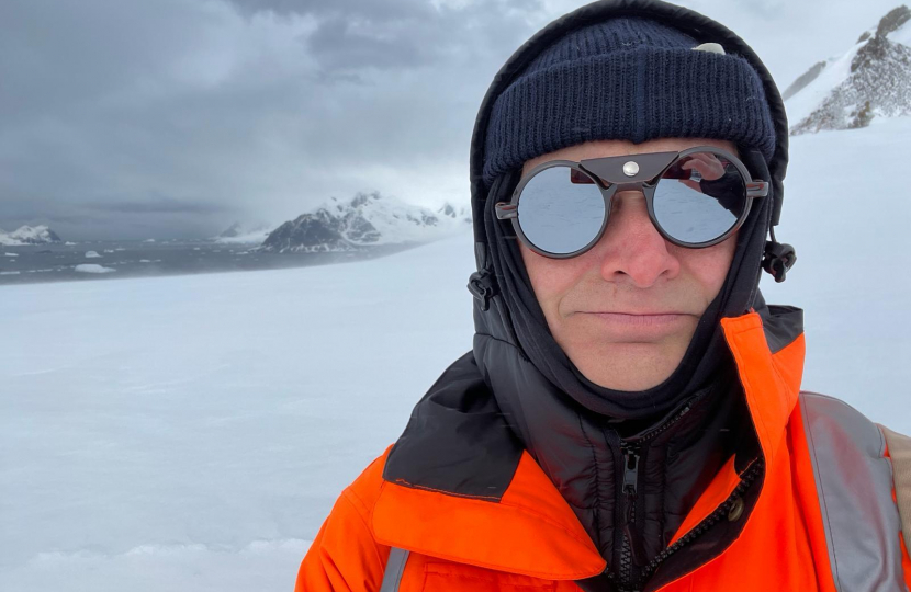 Matthew in Antartica