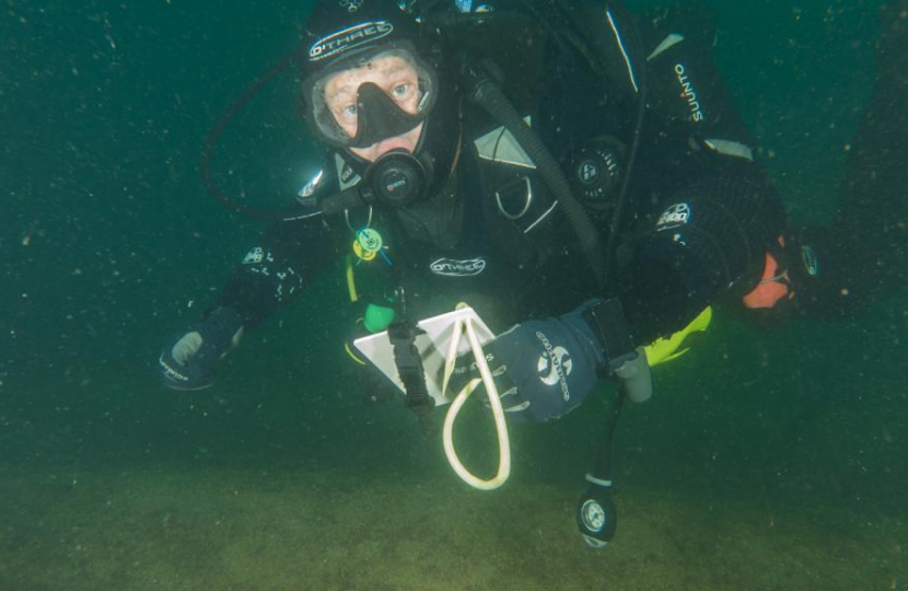 Matthew Offord diving