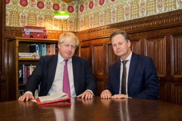 With Boris Johnson